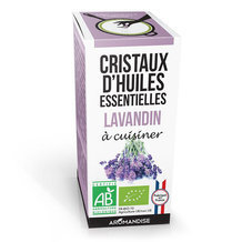 Cristaux d'huiles essentielles Lavandin bio 10g