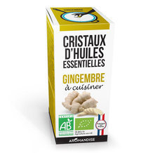 Cristaux d'huiles essentielles Gingembre bio 10g