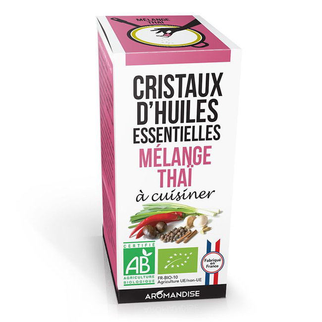 Cristaux d'huiles essentielles Mélange Thaï bio 10g