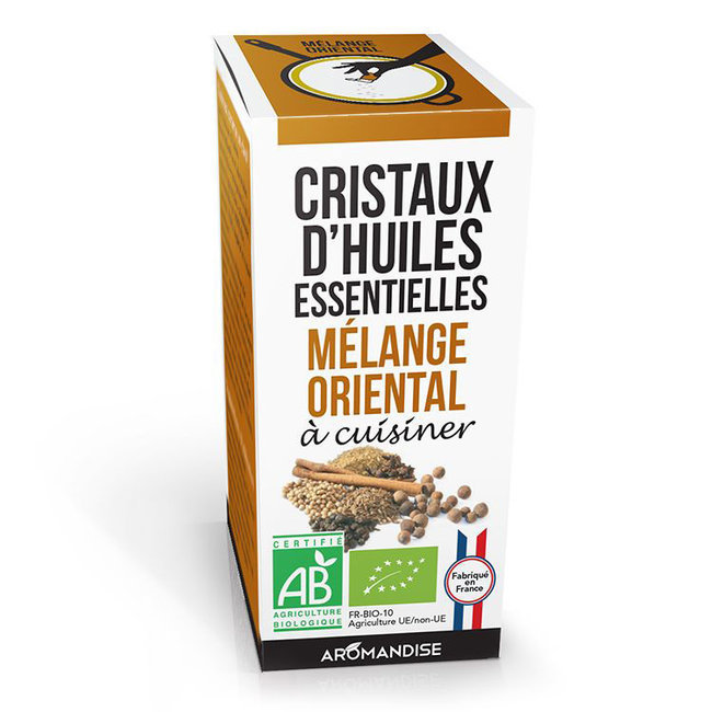 Cristaux d'huiles essentielles Mélange Oriental bio 10g