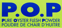 Logo POP Poudre chair d'huitres - En vente chez Clairenature.com