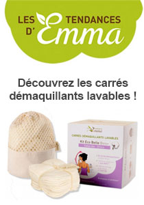 Les Tendances d'Emma - Carrés démaquillants lavables