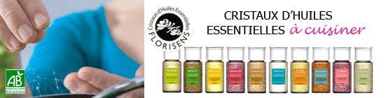 Cristaux d'huiles essentielles de Florisens - Claire Nature