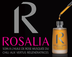 Rosalia, soins bio à l'huile de rose musquée du Chili